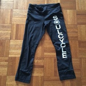 Soulcycle lululemon crop pants, size 4